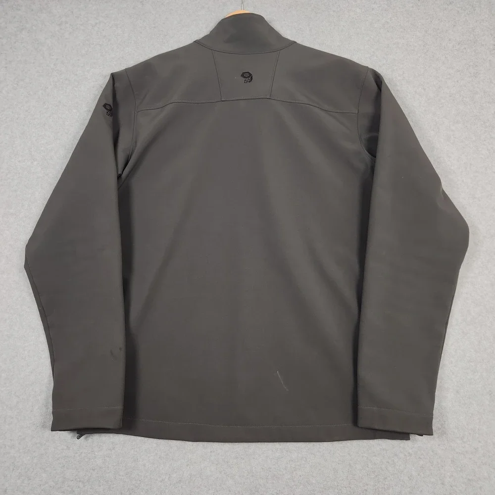Mountain Hardwear Jacket Mens Large Gray Fairing Soft Shell Wind Resistant